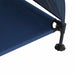 Verhoogd Hondenbed Marineblauw 127 x 81 x 108 cm Stof en Staal