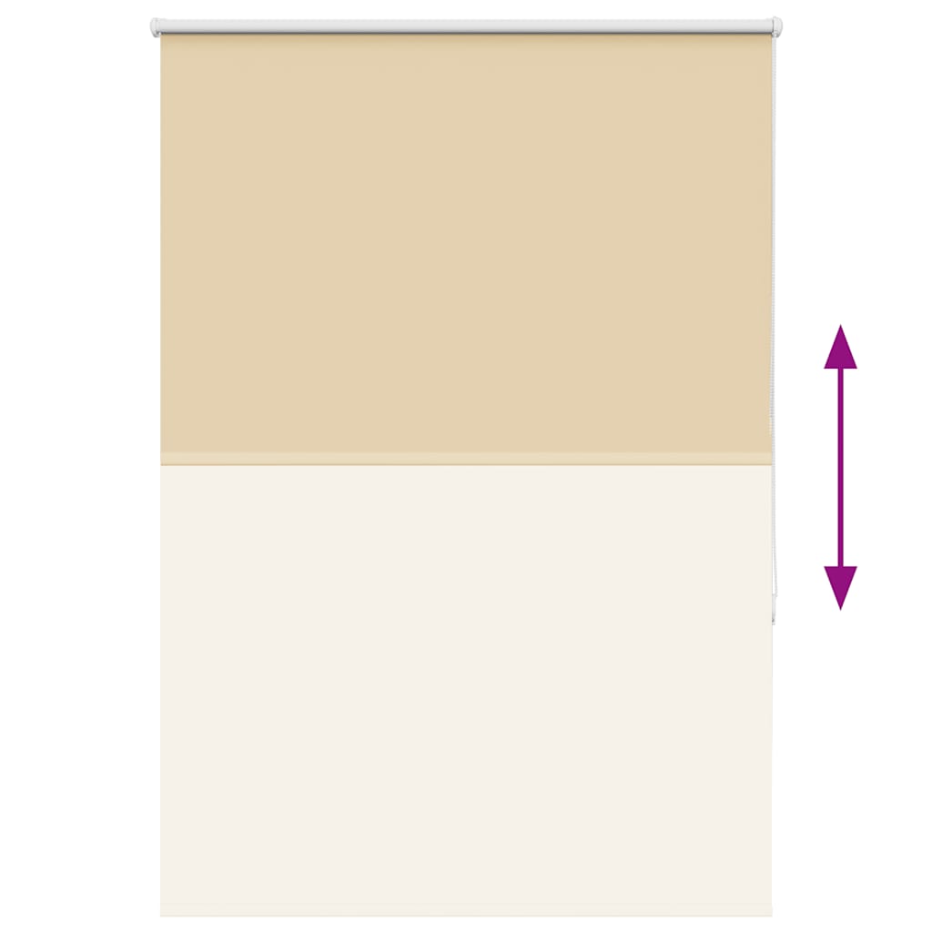 Rolgordijn verduisterend 115x130 cm stofbreedte 110,7 cm beige