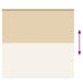 Rolgordijn verduisterend 145x130 cm stofbreedte 141,6 cm beige
