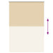 Rolgordijn verduisterend 105x150 cm stofbreedte 100,7 cm beige
