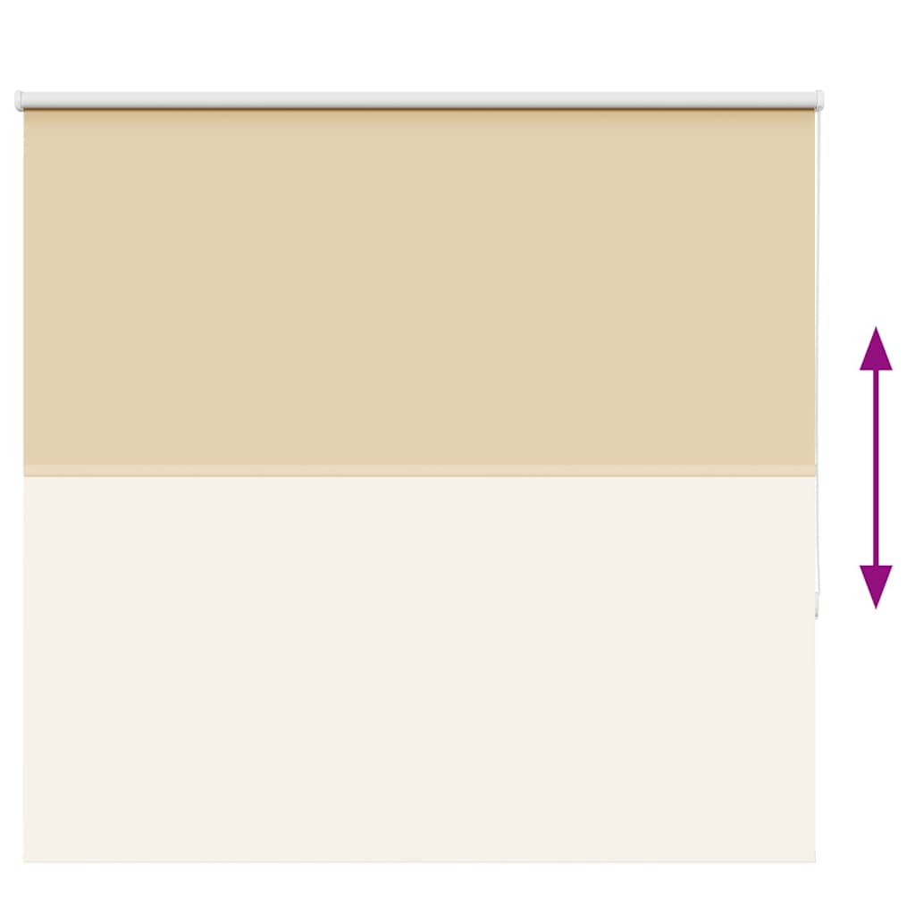 Rolgordijn verduisterend 150x150 cm stofbreedte 146,6 cm beige
