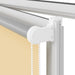 Rolgordijn verduisterend 140x175 cm stofbreedte 136,6 cm beige