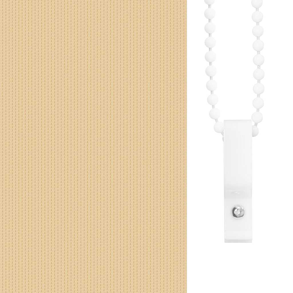 Rolgordijn verduisterend 140x175 cm stofbreedte 136,6 cm beige