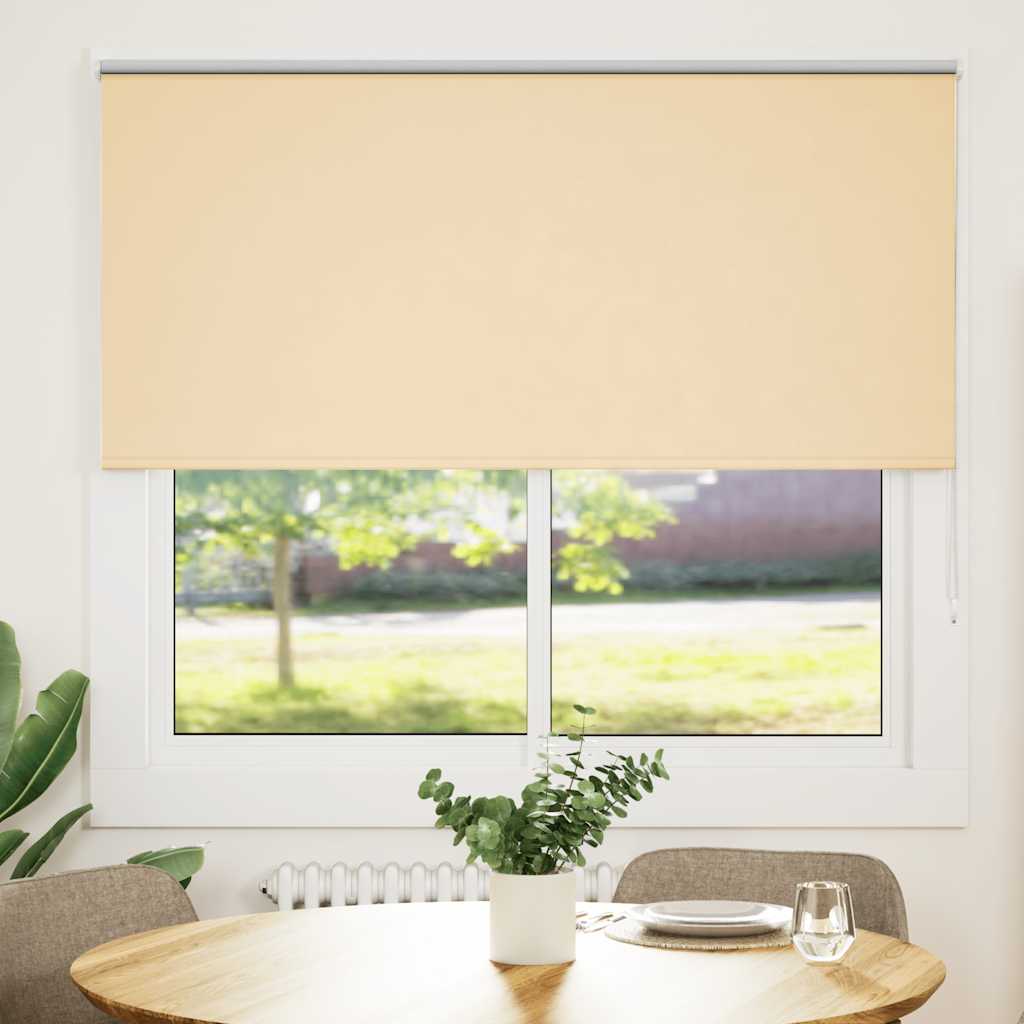 Rolgordijn verduisterend 150x175 cm stofbreedte 146,6 cm beige