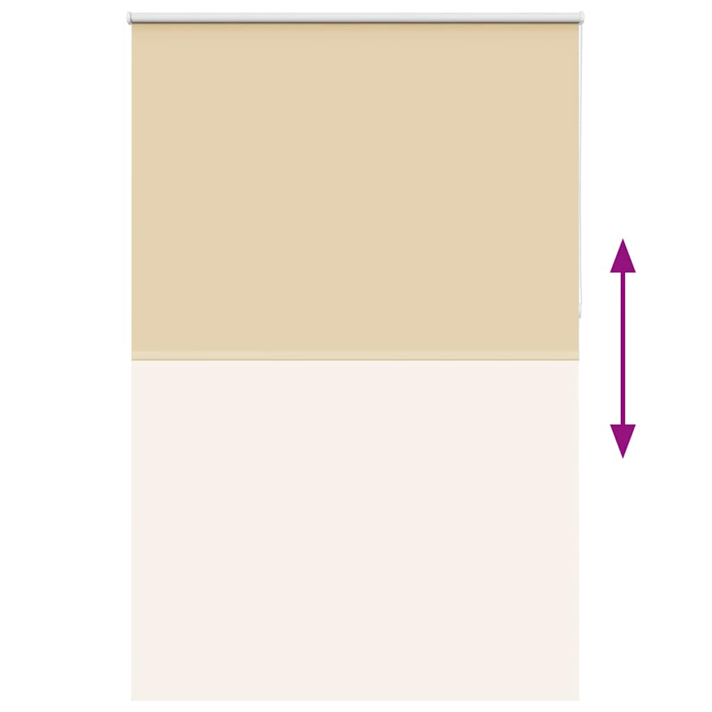 Rolgordijn verduisterend 160x210 cm stofbreedte 156,6 cm beige