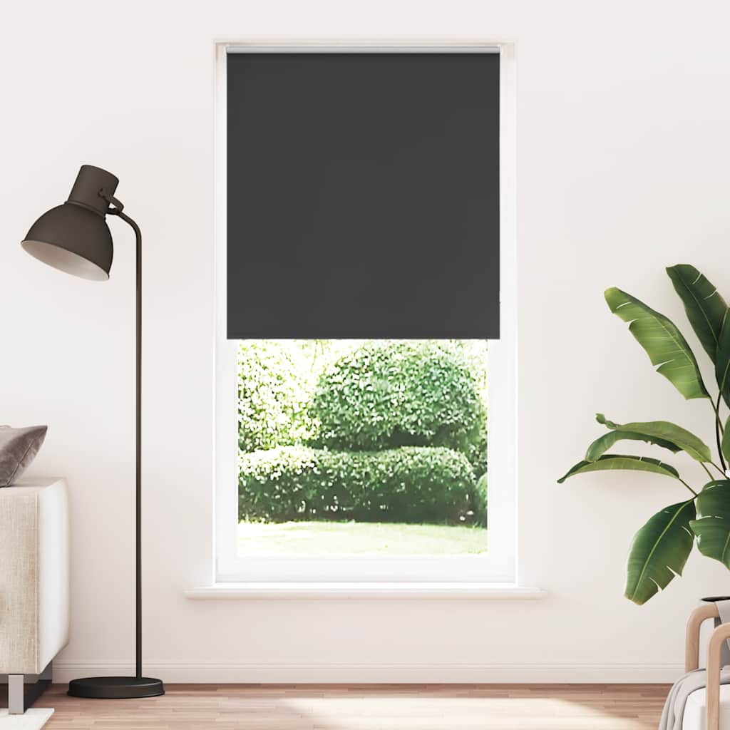 Rolgordijn verduisterend 105x210 cm stofbreedte 100,7 cm zwart