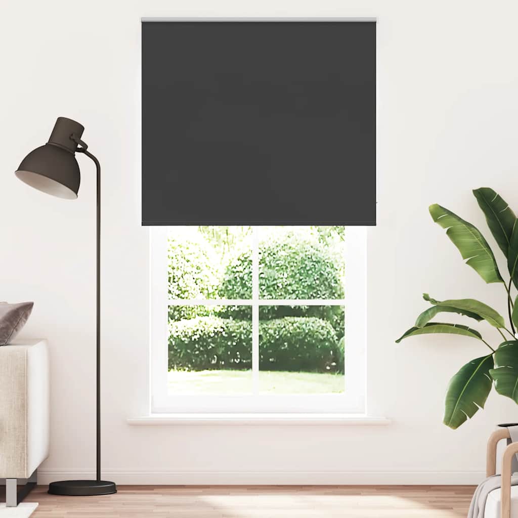 Rolgordijn verduisterend 120x230 cm stofbreedte 116,6 cm zwart