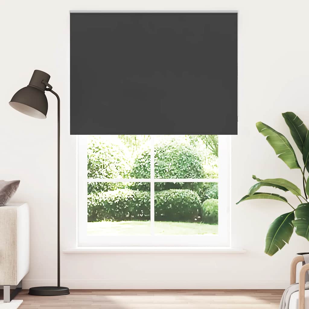 Rolgordijn verduisterend 150x230 cm stofbreedte 146,6 cm zwart