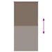 Rolgordijn verduisterend koffie 80x130 cm stofbreedte 75,7 cm