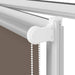 Rolgordijn verduisterend koffie 150x130 cm stofbreedte 146,6 cm