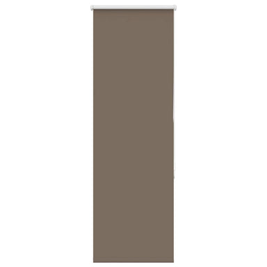 Rolgordijn verduisterend koffie 40x150 cm stofbreedte 35,7 cm