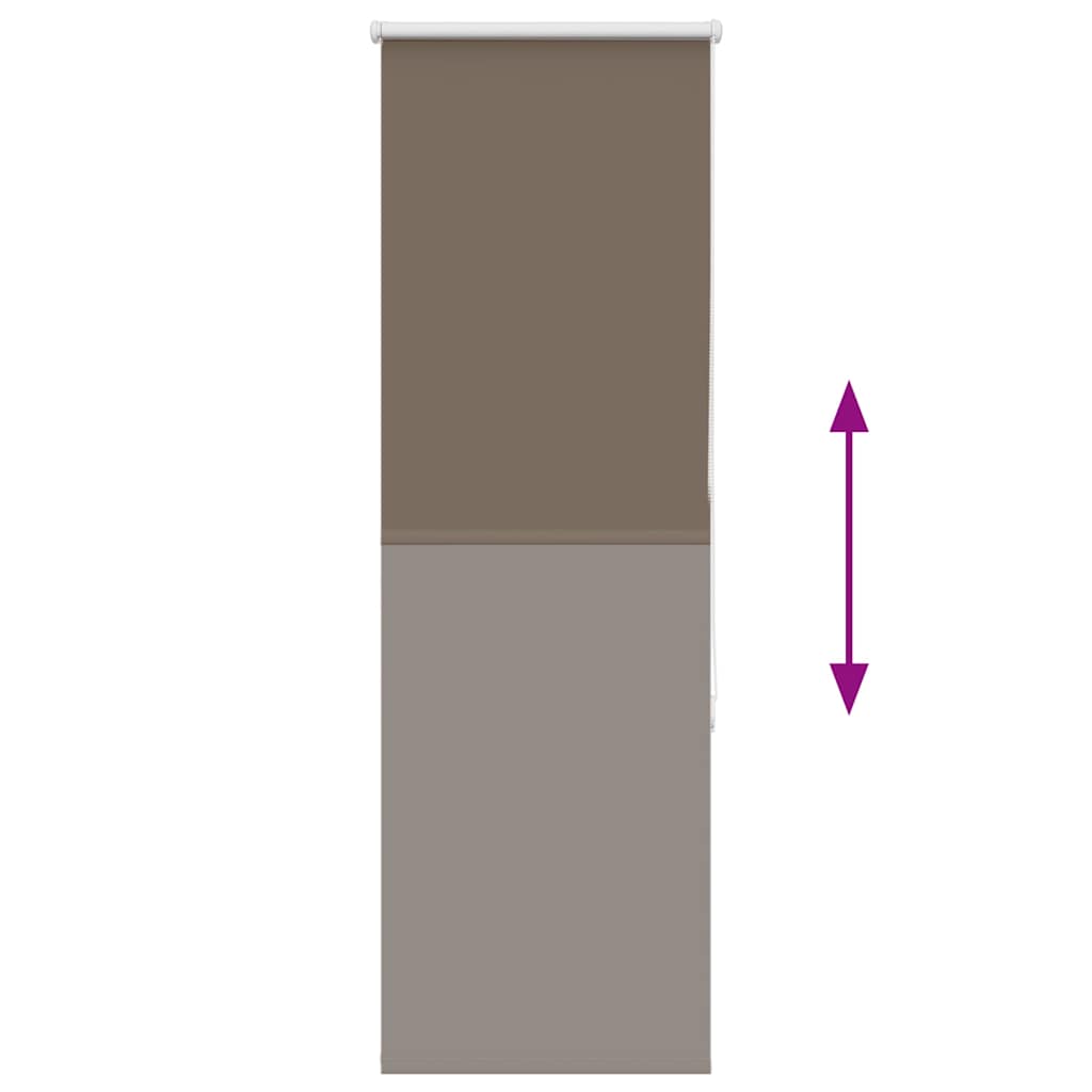 Rolgordijn verduisterend koffie 50x150 cm stofbreedte 45,7 cm