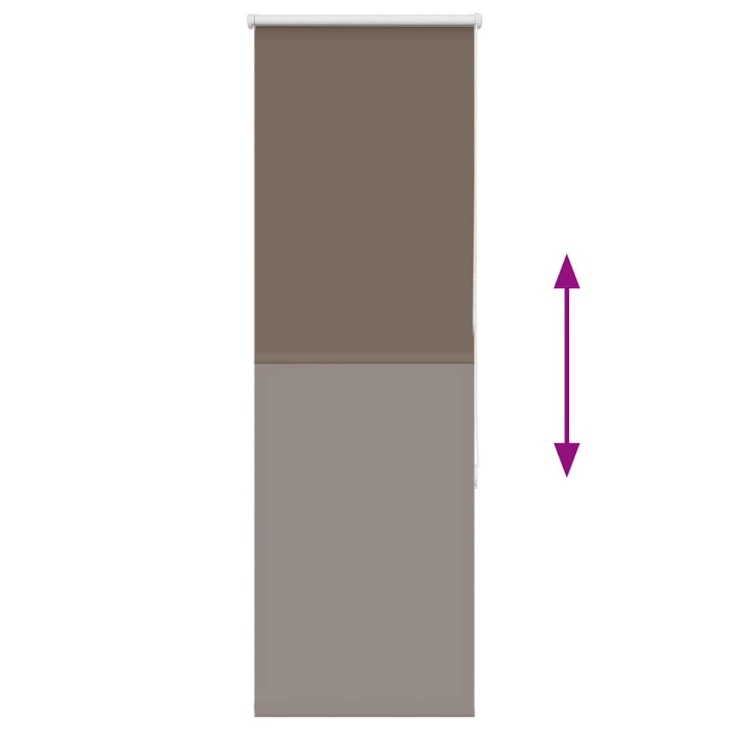Rolgordijn verduisterend koffie 60x150 cm stofbreedte 55,7 cm