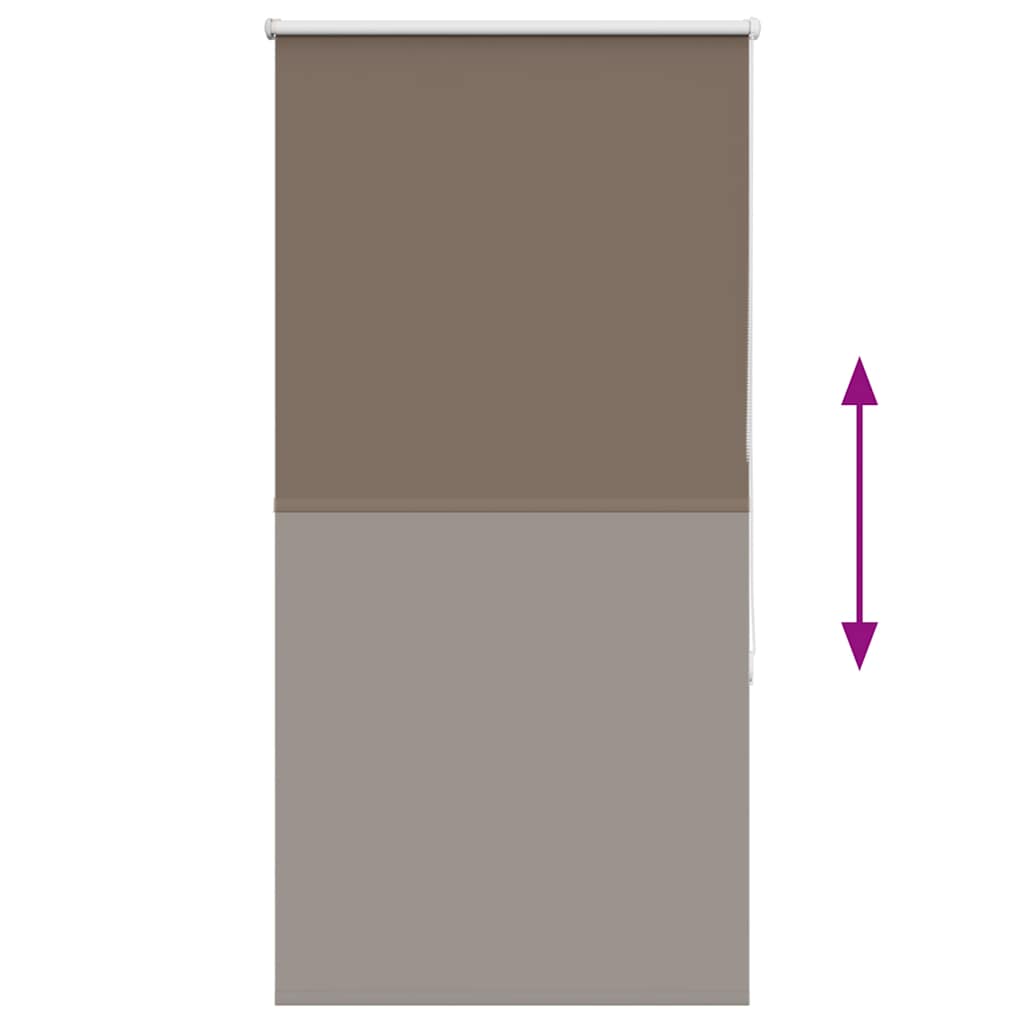Rolgordijn verduisterend koffie 70x150 cm stofbreedte 65,7 cm