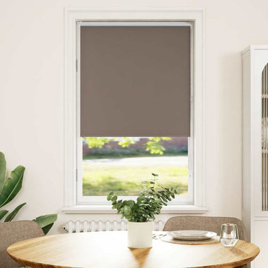 Rolgordijn verduisterend koffie 85x150 cm stofbreedte 80,7 cm
