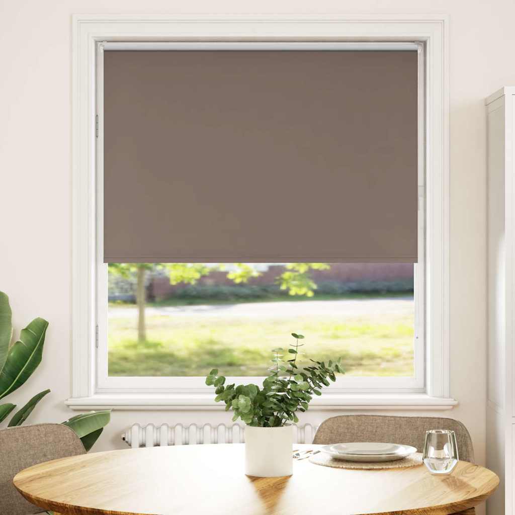 Rolgordijn verduisterend koffie 95x150 cm stofbreedte 90,7 cm