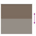 Rolgordijn verduisterend koffie 150x150 cm stofbreedte 146,6 cm