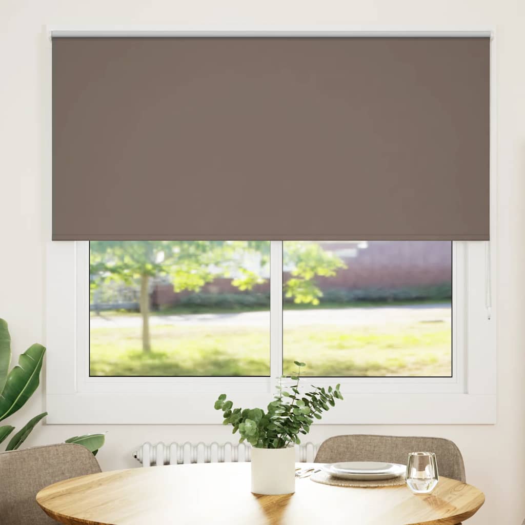 Rolgordijn verduisterend koffie 160x150 cm stofbreedte 156,6 cm