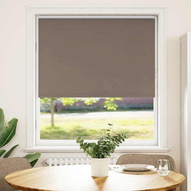 Rolgordijn verduisterend koffie 90x175 cm stofbreedte 85,7 cm