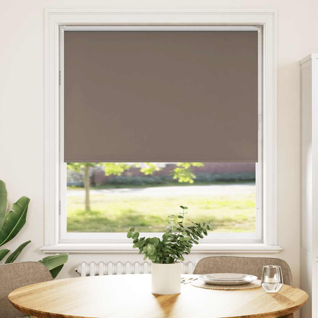 Rolgordijn verduisterend koffie 95x175 cm stofbreedte 90,7 cm
