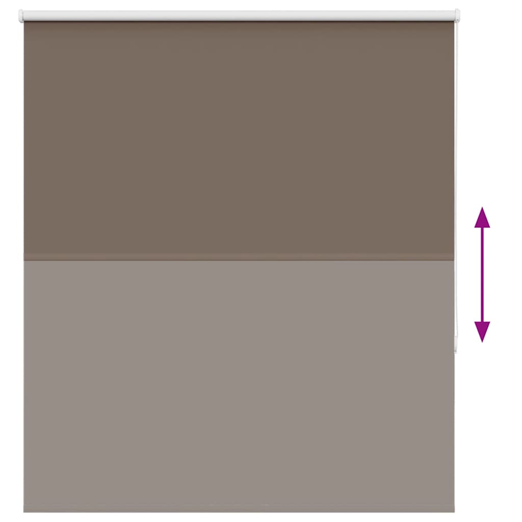 Rolgordijn verduisterend koffie 120x175 cm stofbreedte 116,6 cm