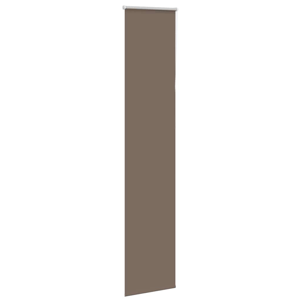 Rolgordijn verduisterend koffie 50x210 cm stofbreedte 45,7 cm