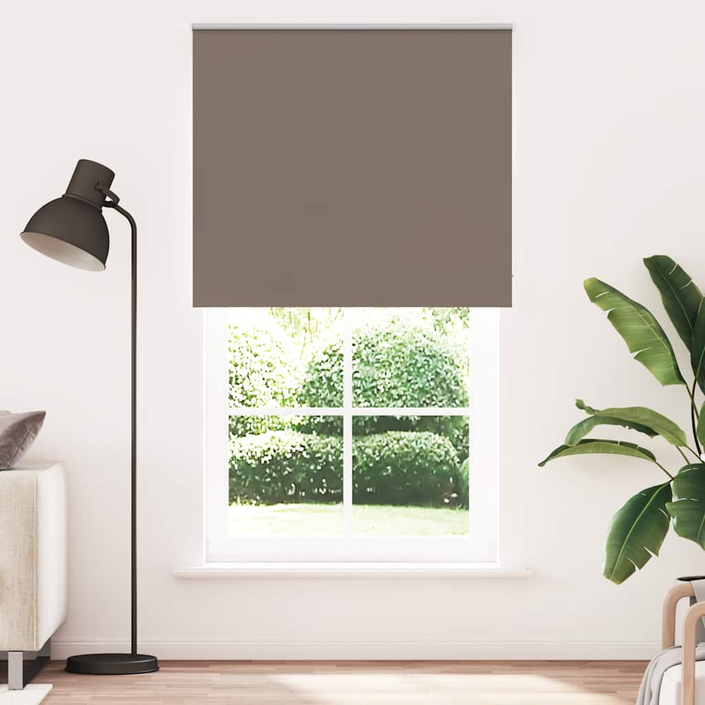 Rolgordijn verduisterend koffie 120x210 cm stofbreedte 116,6 cm