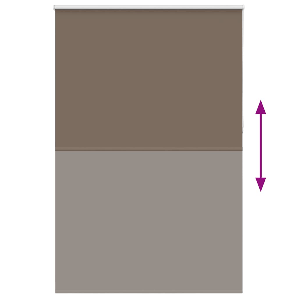 Rolgordijn verduisterend koffie 150x210 cm stofbreedte 146,6 cm