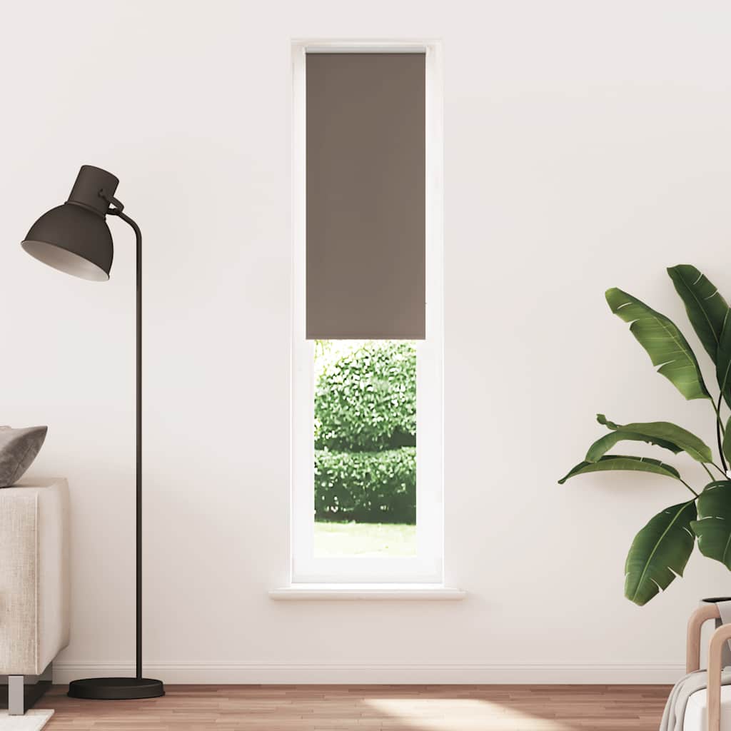 Rolgordijn verduisterend koffie 40x230 cm stofbreedte 35,7 cm