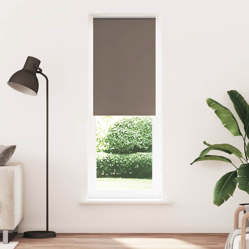 Rolgordijn verduisterend koffie 65x230 cm stofbreedte 60,7 cm