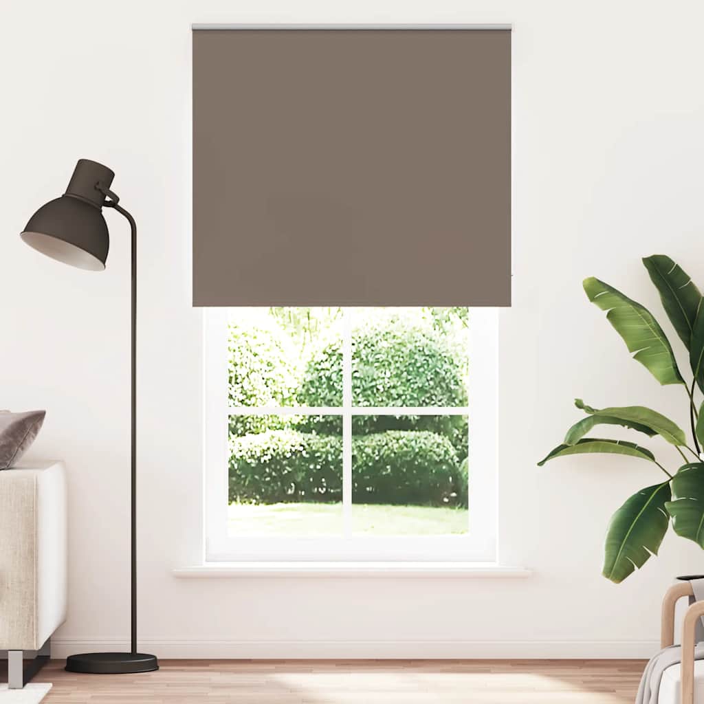 Rolgordijn verduisterend koffie 135x230 cm stofbreedte 131,6 cm