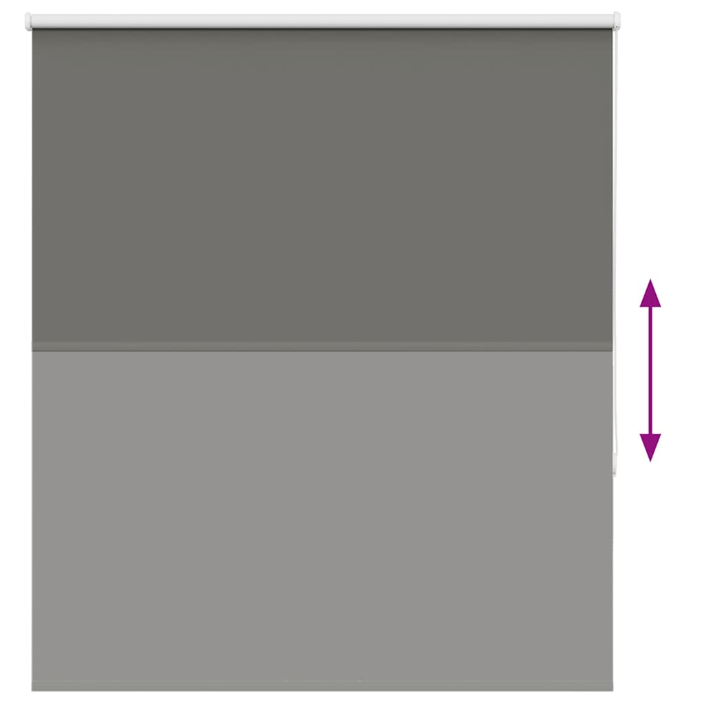 Rolgordijn verduisterend 130x150 cm stofbreedte 126,6 cm grijs