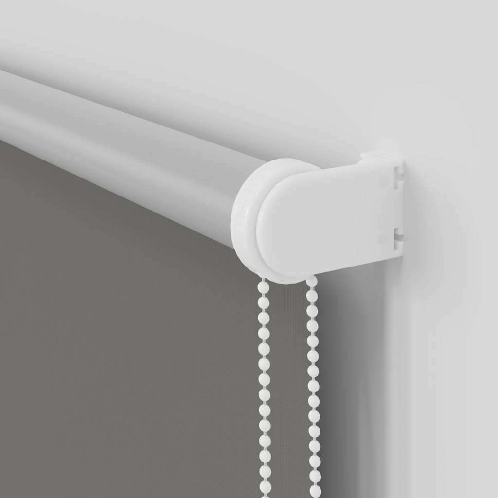 Rolgordijn verduisterend 150x150 cm stofbreedte 146,6 cm grijs