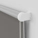 Rolgordijn verduisterend 150x150 cm stofbreedte 146,6 cm grijs