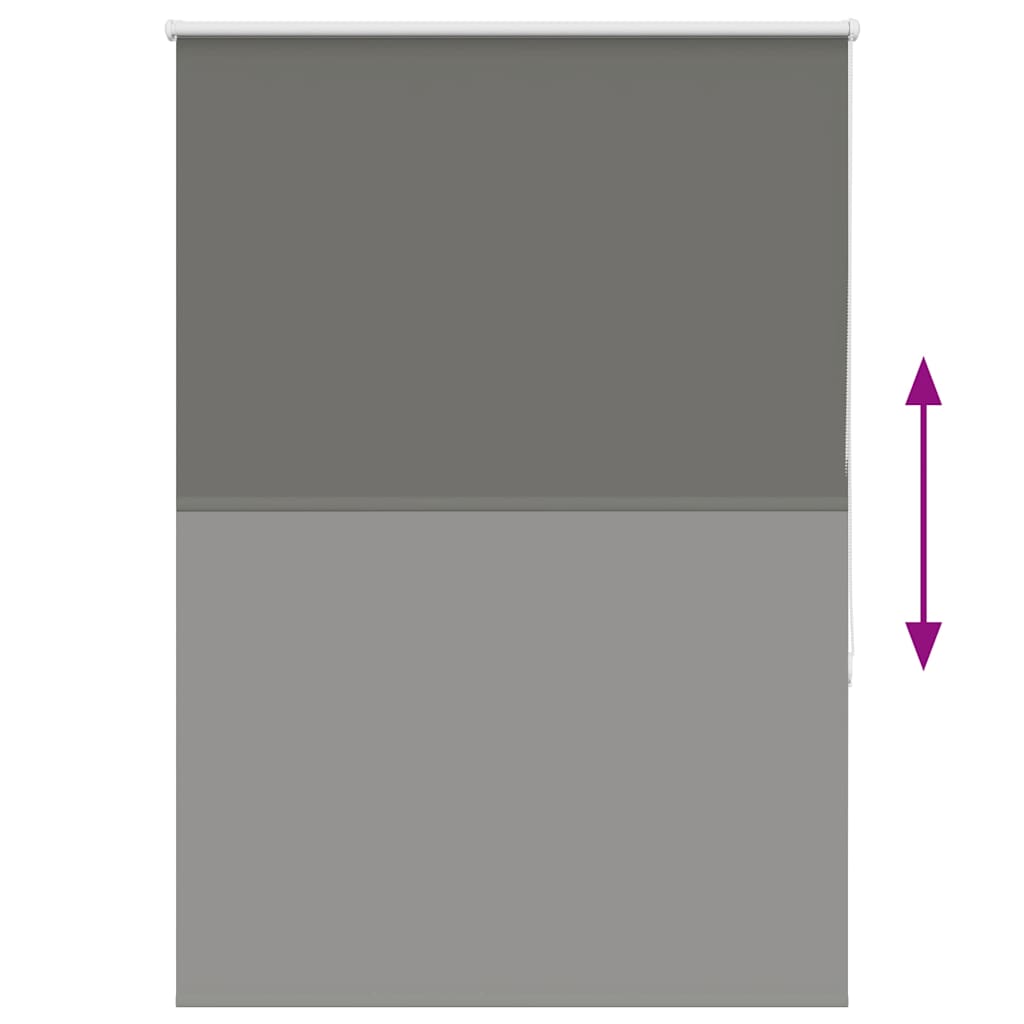 Rolgordijn verduisterend 110x175 cm stofbreedte 105,7 cm grijs