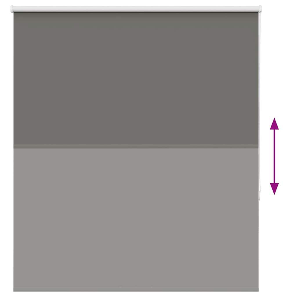 Rolgordijn verduisterend 125x175 cm stofbreedte 121,6 cm grijs