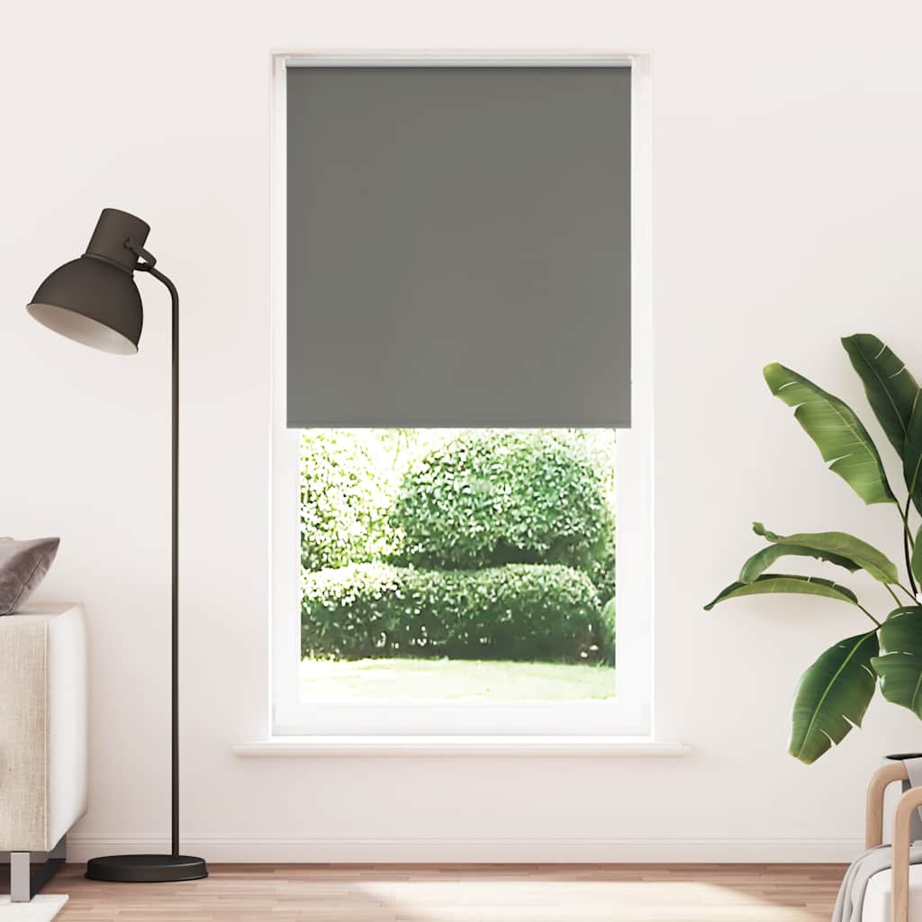 Rolgordijn verduisterend 110x210 cm stofbreedte 105,7 cm grijs