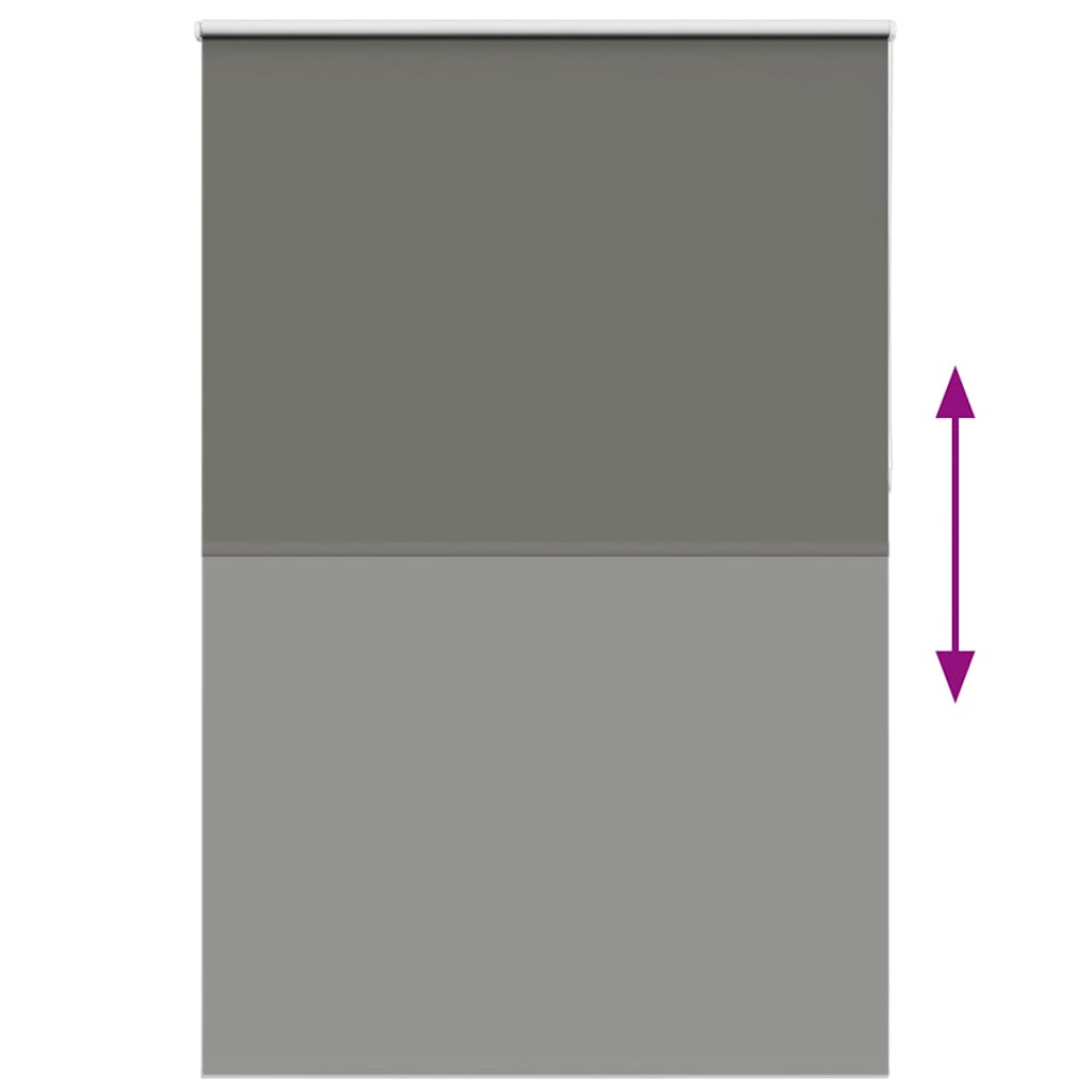 Rolgordijn verduisterend 160x210 cm stofbreedte 156,6 cm grijs