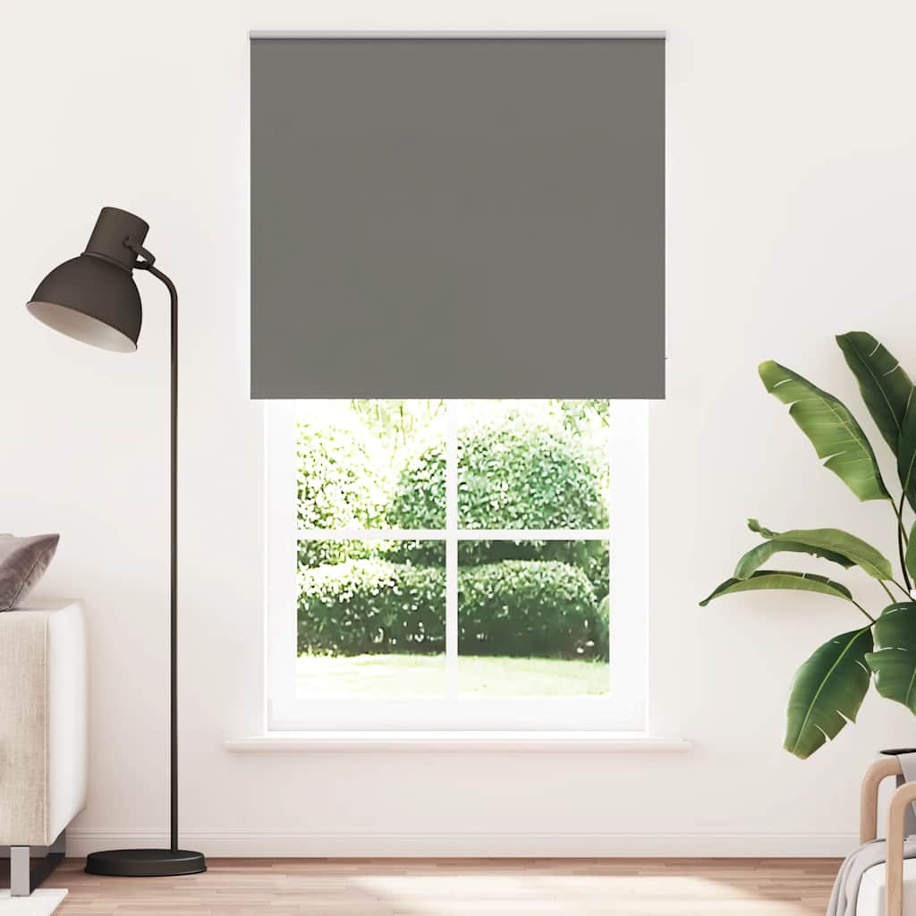Rolgordijn verduisterend 135x230 cm stofbreedte 131,6 cm grijs