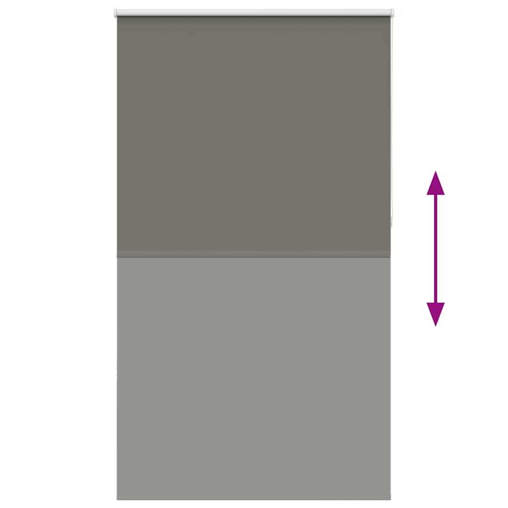Rolgordijn verduisterend 140x230 cm stofbreedte 136,6 cm grijs