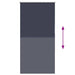 Rolgordijn verduisterend 80x130cm stofbreedte 75,7 cm polyester
