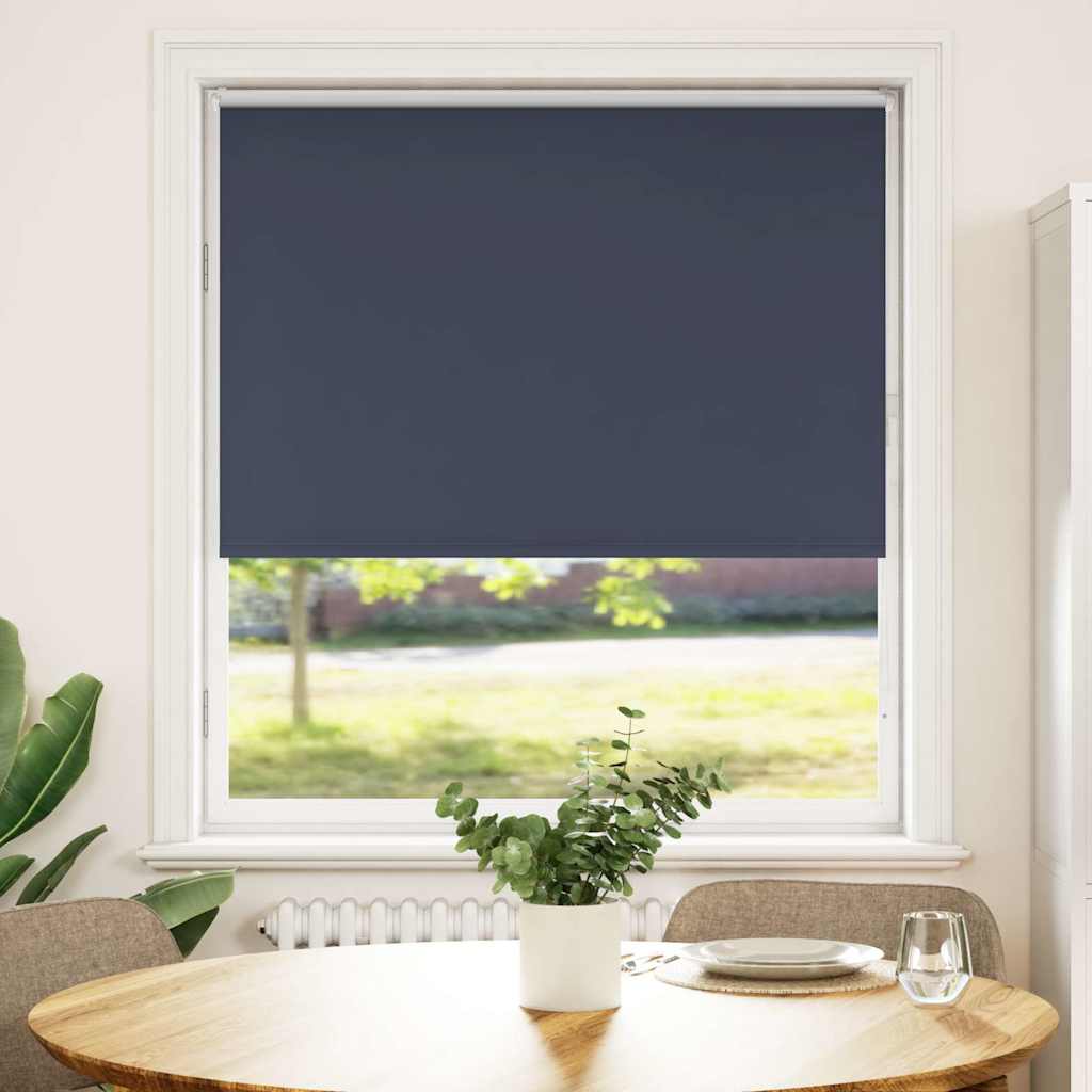 Rolgordijn verduisterend 105x130 cm stofbreedte 100,7 cm blauw