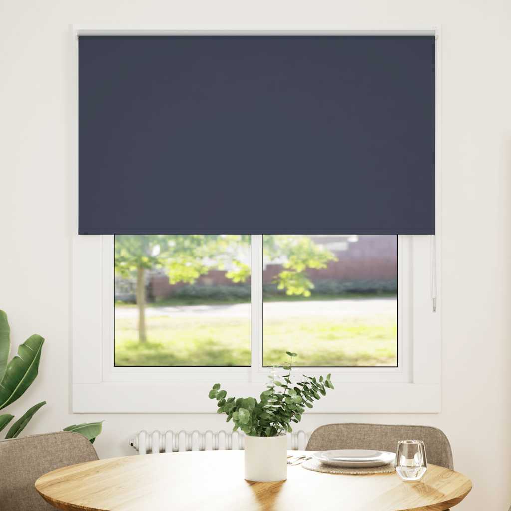 Rolgordijn verduisterend 120x130 cm stofbreedte 116,6 cm blauw
