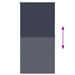 Rolgordijn verduisterend 65x150cm stofbreedte 60,7 cm polyester