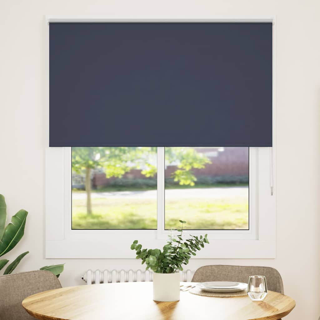 Rolgordijn verduisterend 135x150 cm stofbreedte 131,6 cm blauw