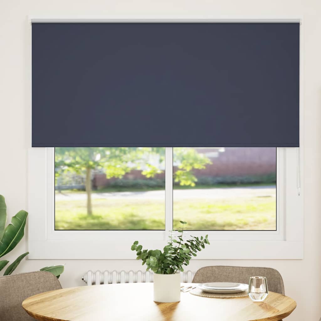 Rolgordijn verduisterend 165x175 cm stofbreedte 161,6 cm blauw