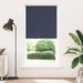 Rolgordijn verduisterend 110x230 cm stofbreedte 105,7 cm blauw