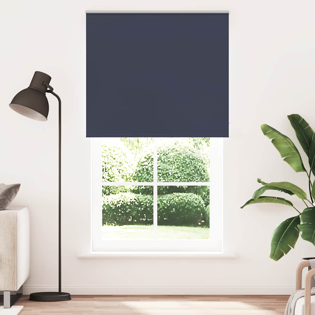 Rolgordijn verduisterend 120x230 cm stofbreedte 116,6 cm blauw