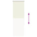 Rolgordijn verduisterend 40x130 cm stofbreedte gebroken wit