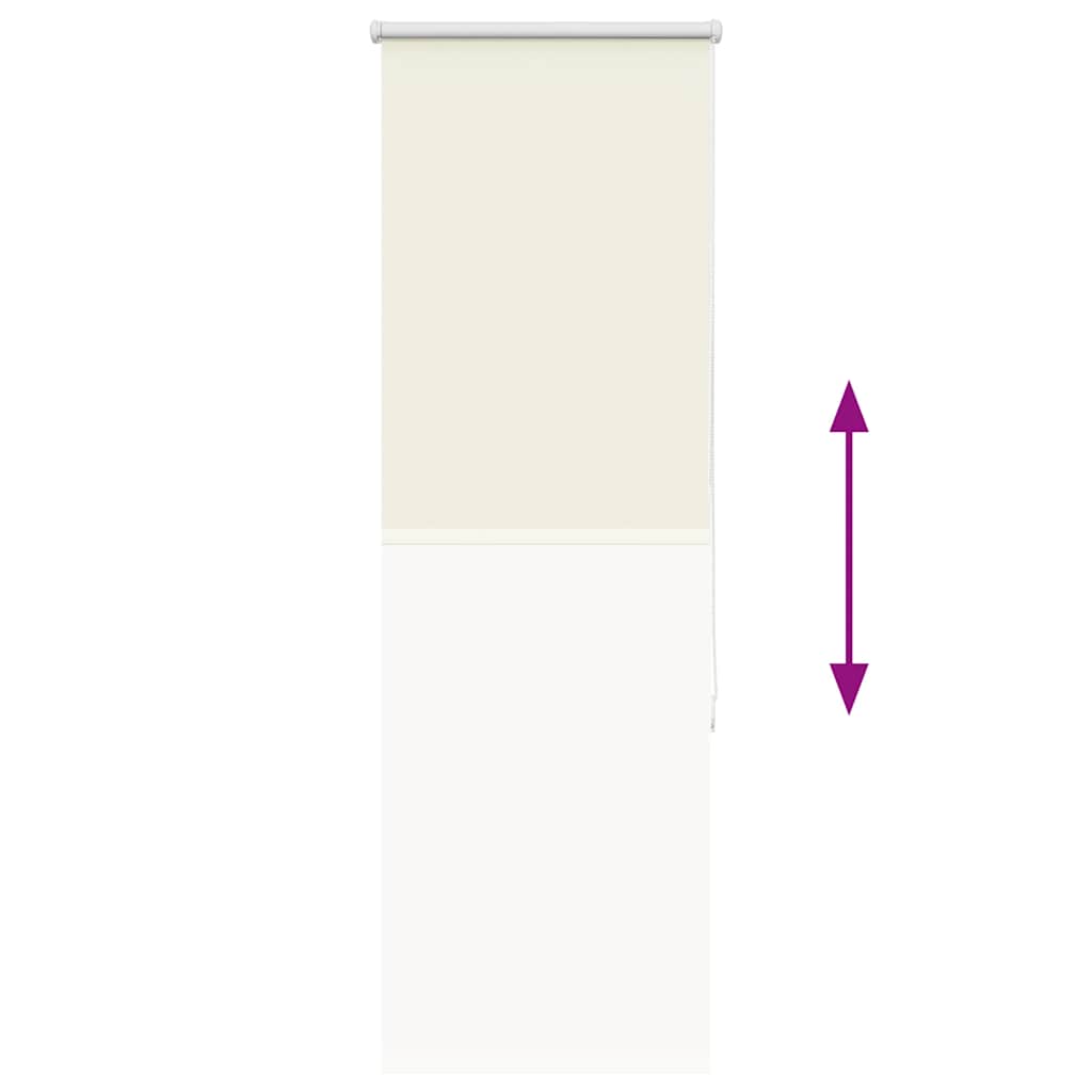 Rolgordijn verduisterend 60x175 cm stofbreedte gebroken wit